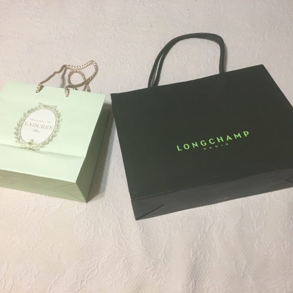 Bundle of Longchamp & LADURÉE shopping bags - Picture 5 of 5